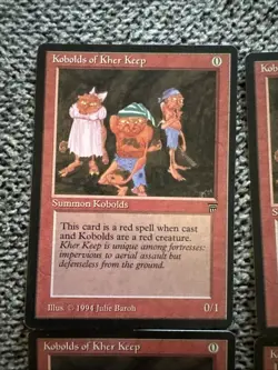 (x4) Magic The Gathering Kobolds Of Kher Keep Legends - Image 3