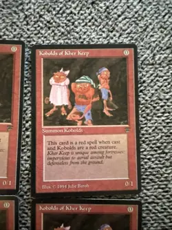 (x4) Magic The Gathering Kobolds Of Kher Keep Legends - Image 4