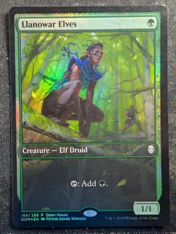 Llanowar Elves - Foil - Open House Promo (MTG) - Image 1