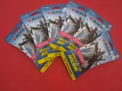 NEW - Lot of 6 Magic the Gathering: March of the Machine - Draft Booster Packs - Image 1