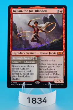 MTG Kellan, the Fae-Blooded Wilds of Eldraine Regular #230 - Image 1