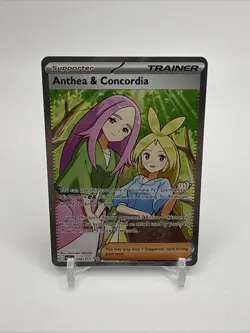 Anthea and Concordia 254/217 Ascended Heroes Pokemon TCG Full Art Trainer - Image 1