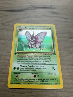 Pokemon TCG 1st Edition Venomoth Jungle 13/64 Holo Rare - Image 3
