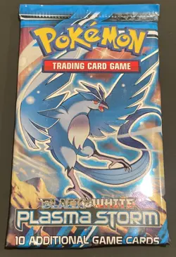 Pokemon TCG Black and White Plasma Storm Booster Pack Vintage Minty Pack 820650108112 - Image 1