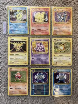 Pokemon TCG 16 Card Lot- Holo And Reverse Holo- Gyrados, Zapdos, Machamp, Mewtwo - Image 1