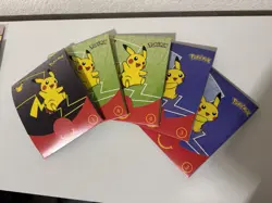 McDonald's 2021 Pokemon 25th Anniversary Cards Sealed Packs, Set Of 5 - Image 1