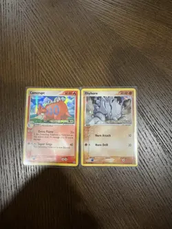 Ex Emerald Pokemon Stamped Reverse Holos Lot Of 2 LP- NM - Image 1