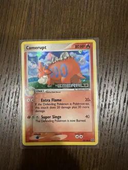 Ex Emerald Pokemon Stamped Reverse Holos Lot Of 2 LP- NM - Image 2