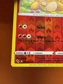 Numel (Peelable Ditto) 013/078 Reverse Holo Pokemon GO NM 1798 - Image 4