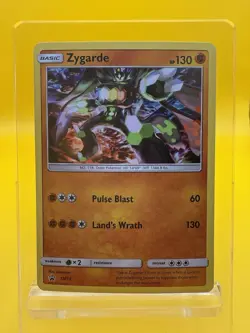 Zygarde SM15 (Cosmos Holo) Rare - Sun & Moon Black Star Promo Pokemon 2017 LP - Image 1