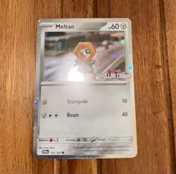 Melmetal ex 105/142 + Meltan 102/142 Stellar Crown Stamped Promo Card Pokemon - Image 3
