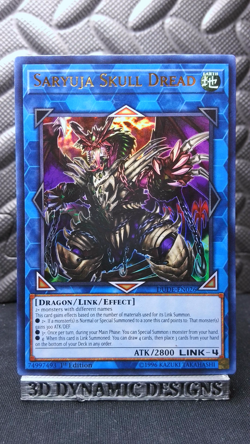 | Yugioh Saryuja Skull Dread DUDE-EN026 1st Ultra Rare Duel Devastator NM 🔥 | - Image 1