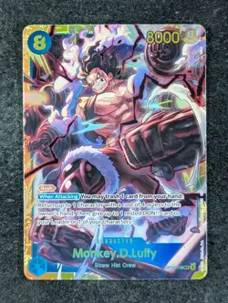 2025 One Piece MONKEY D. LUFFY #OP11-118 A Fist of Divine Speed SEC English (B) - Image 1