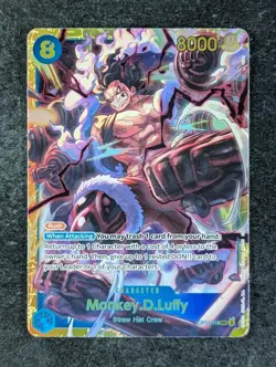 2025 One Piece MONKEY D. LUFFY #OP11-118 A Fist of Divine Speed SEC English (A) - Image 1