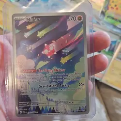 Pokemon TCG Minior 201/182 Paradox Rift Illustration Rare Holo Full Art Card - Image 1