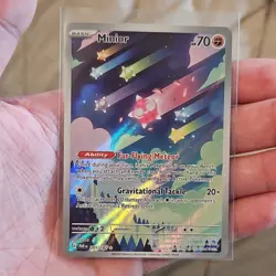 Pokemon TCG Minior 201/182 Paradox Rift Illustration Rare Holo Full Art Card - Image 3