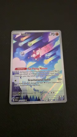 Pokemon TCG Paradox Rift Minior Illustration Rare Holo Card 201/182 - Image 2