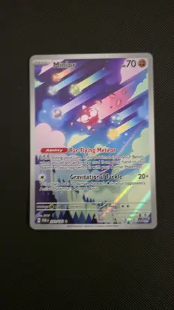 Pokemon TCG Paradox Rift Minior Illustration Rare Holo Card 201/182 - Image 3