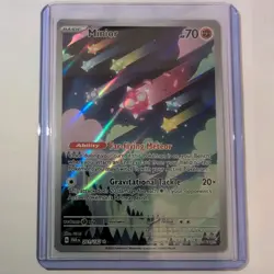 Pokemon TCG Paradox Rift Minior Illustration Rare Holo Card 201/182 - Image 1