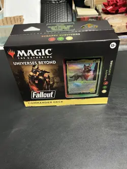 MtG Fallout Commander Deck - Scrappy Survivors - NEW/SEALED 195166228532 - Image 1