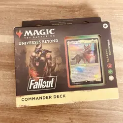 Magic: The Gathering, Fallout Commander Deck - Scrappy Survivors, New & Sealed - Image 1