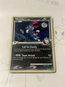 Weavile G Holo Rare Platinum Pokemon TCG Card 17/127 - Image 1