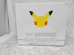 Pokemon TCG Celebrations ETB Elite Trainer Box Factory Sealed 25th Anniversary 820650809439 - Image 1