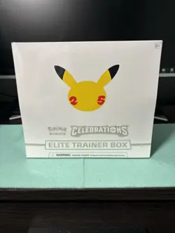 Pokemon TCG Celebrations ETB Elite Trainer Box Factory Sealed 25th Anniversary 820650809439 - Image 1