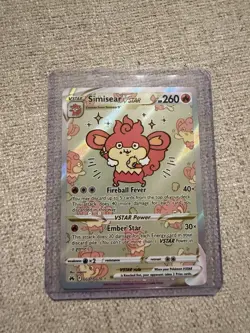 Simisear VSTAR GG37/GG70 Crown Zenith Galarian Gallery Ultra Rare Pokemon TCG - Image 1