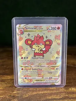 Simisear VSTAR GG37/GG70 Crown Zenith Galarian Gallery Ultra Rare Pokemon TCG - Image 1