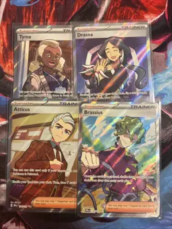 Pokemon TCG Full Art Trainer Lot Mixed Lot Of 4 Cards - Image 1