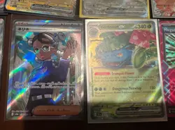 Pokemon TCG Scarlet And Violet (Ex, IR, Trainer) Full Art Lot of 12 Near Mint - Image 4