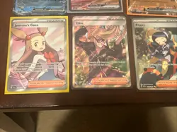 Pokemon TCG Scarlet And Violet (Ex, IR, Trainer) Full Art Lot of 12 Near Mint - Image 2