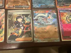 Pokemon TCG Scarlet And Violet (Ex, IR, Trainer) Full Art Lot of 12 Near Mint - Image 3