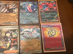 Pokemon TCG Scarlet And Violet (Ex, IR, Trainer) Full Art Lot of 12 Near Mint - Image 4