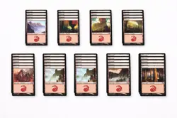 MTG Basic Land Mountain Lot - 37 Cards - M2010 M2011 Time Spiral - Red Mana - Image 1