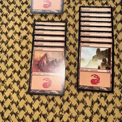 MTG Basic Land Mountain Lot - 37 Cards - M2010 M2011 Time Spiral - Red Mana - Image 4