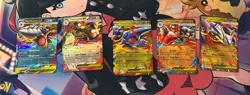 Pokemon Card Mega Ex Lot Of 5 - Image 1