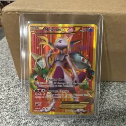 Pokemon Mewtwo EX 164/162 Breakthrough Secret Rare Card MP Condition - Image 1