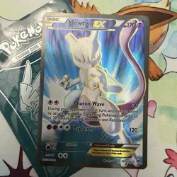 Mewtwo EX Holo Full Art Ultra Rare TCG Card 157/162 BREAKthrough - Image 1