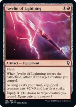 Javelin of Lightning 185 - REGULAR - NM - Battle for Baldur's Gate - Image 1