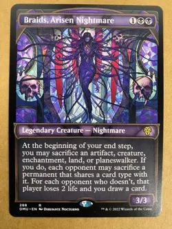 MTG 1x SHOWCASE Braids, Arisen Nightmare # 288 Dominaria United Magic the x1 NM - Image 1