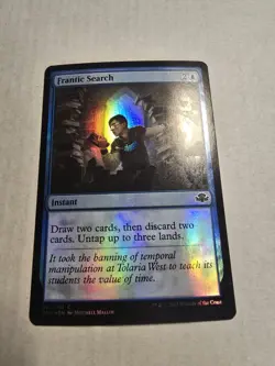 Frantic Search Dominaria Remastered Foil - Image 1