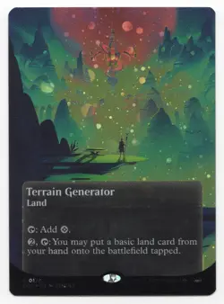 Magic MTG Terrain Generator Borderless GALAXY FOIL Edge Of Eternities #178 - Image 1