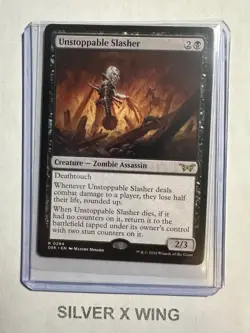 Unstoppable Slasher (0294) x1, MTG, Duskmourn: House of Horror, DSK, NM - Image 1