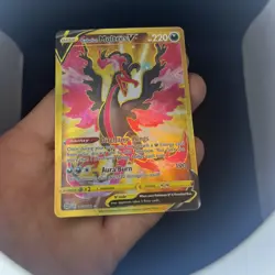 Pokemon TCG Galarian Moltres V (Secret) - SWSH09: Brilliant Stars 183/172 NM - Image 5