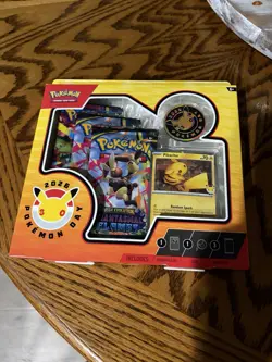 Pikachu 051 /162 Stamped 2026 Pokemon Day 30 Promo TCG With Coin - Image 1