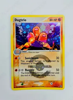 Pokemon FireRed & LeafGreen Holo 22/112 "Dugtrio" LP-NM - Image 1
