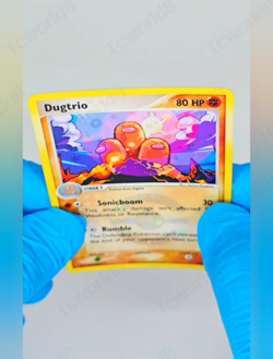 Pokemon FireRed & LeafGreen Holo 22/112 "Dugtrio" LP-NM - Image 2