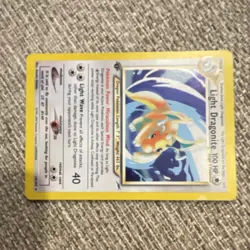 Pokemon Light Dragonite Neo Destiny 14/105 Holo Rare Unlimited HP/100 English - Image 3